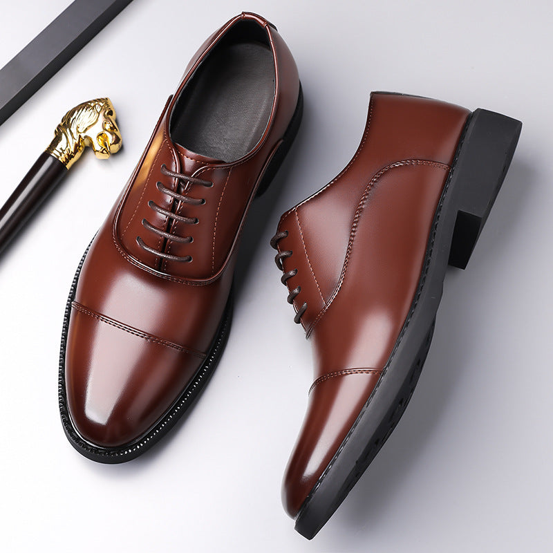 Men's Genuine British-style Leather dress shoes