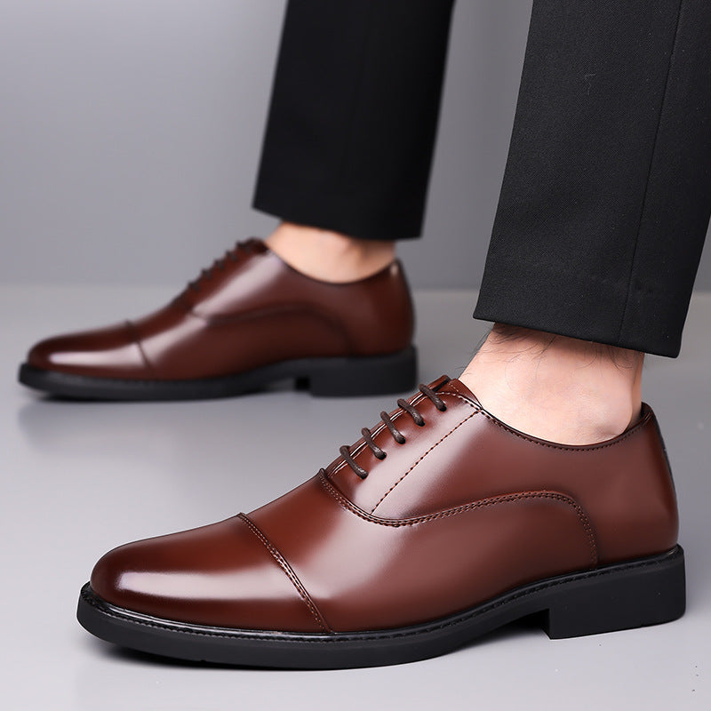 Men's Genuine British-style Leather dress shoes