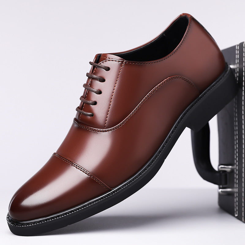 Men's Genuine British-style Leather dress shoes
