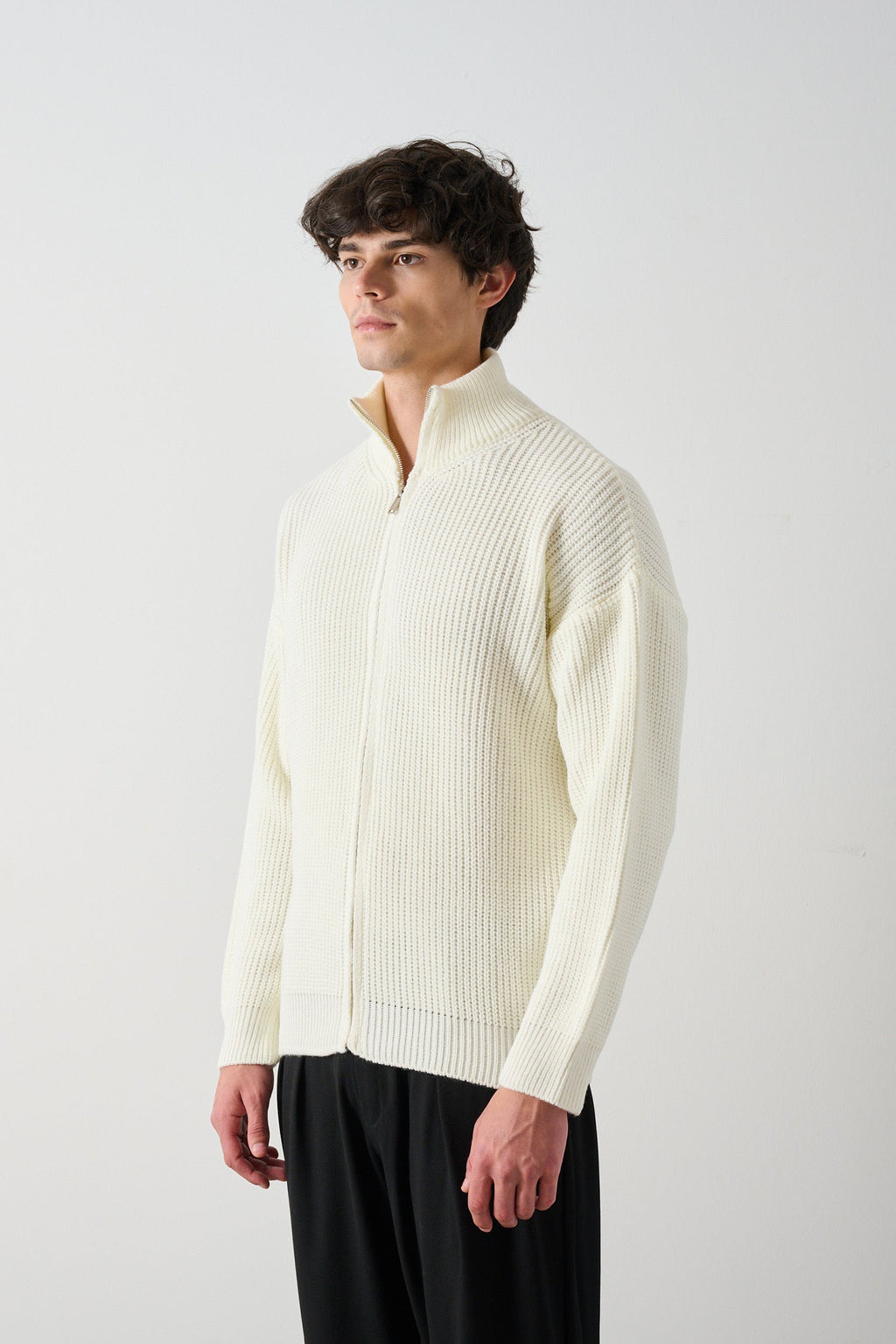 Men's Zippered Thessaloniki Knit Cardigan