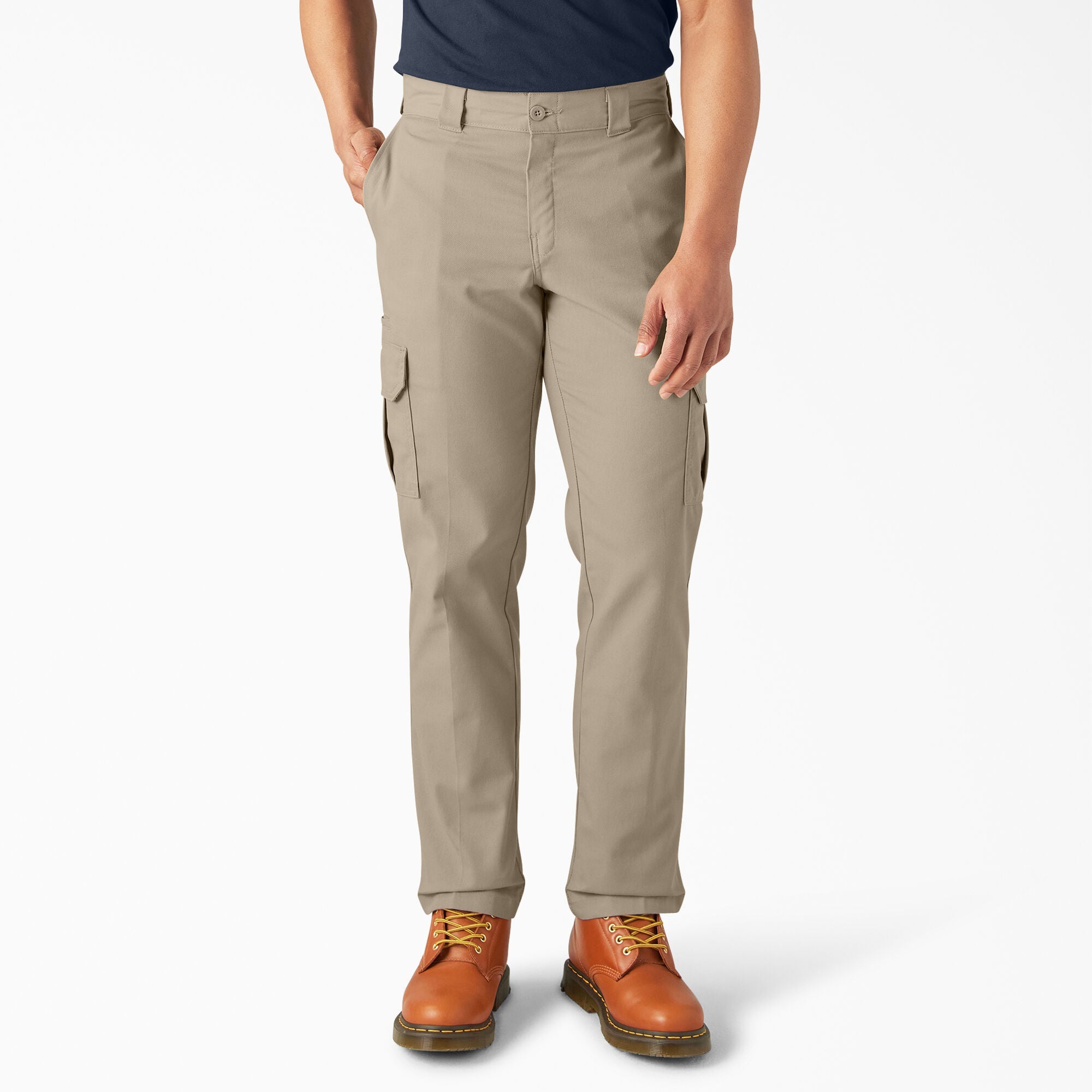 FLEX Regular Fit Cargo Pants Khaki